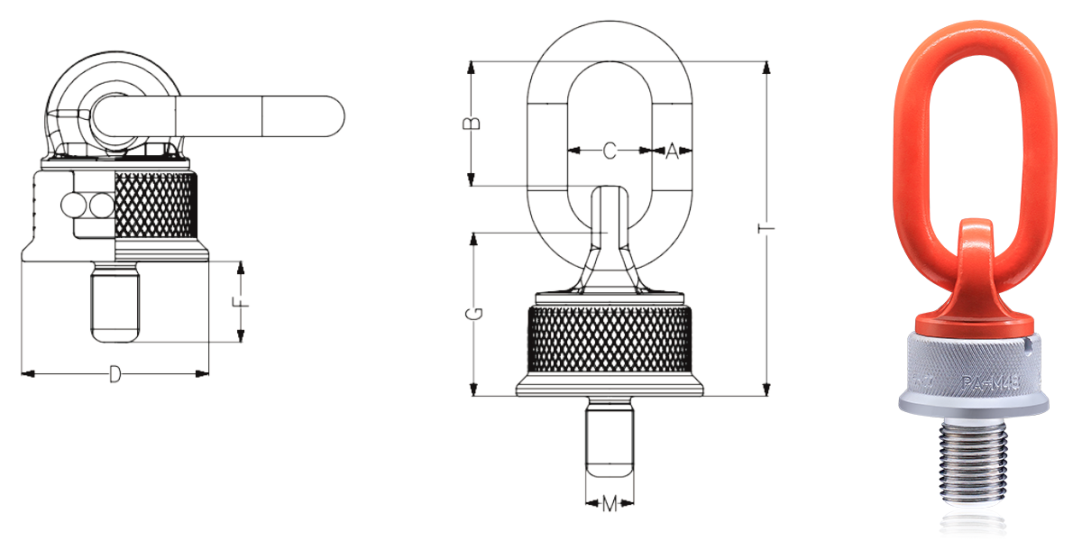 平力萬向旋轉(zhuǎn)吊環(huán)圖紙