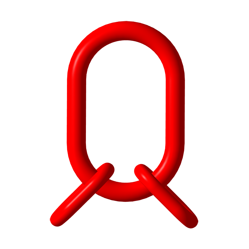 G80級(jí)起重子母環(huán)3D